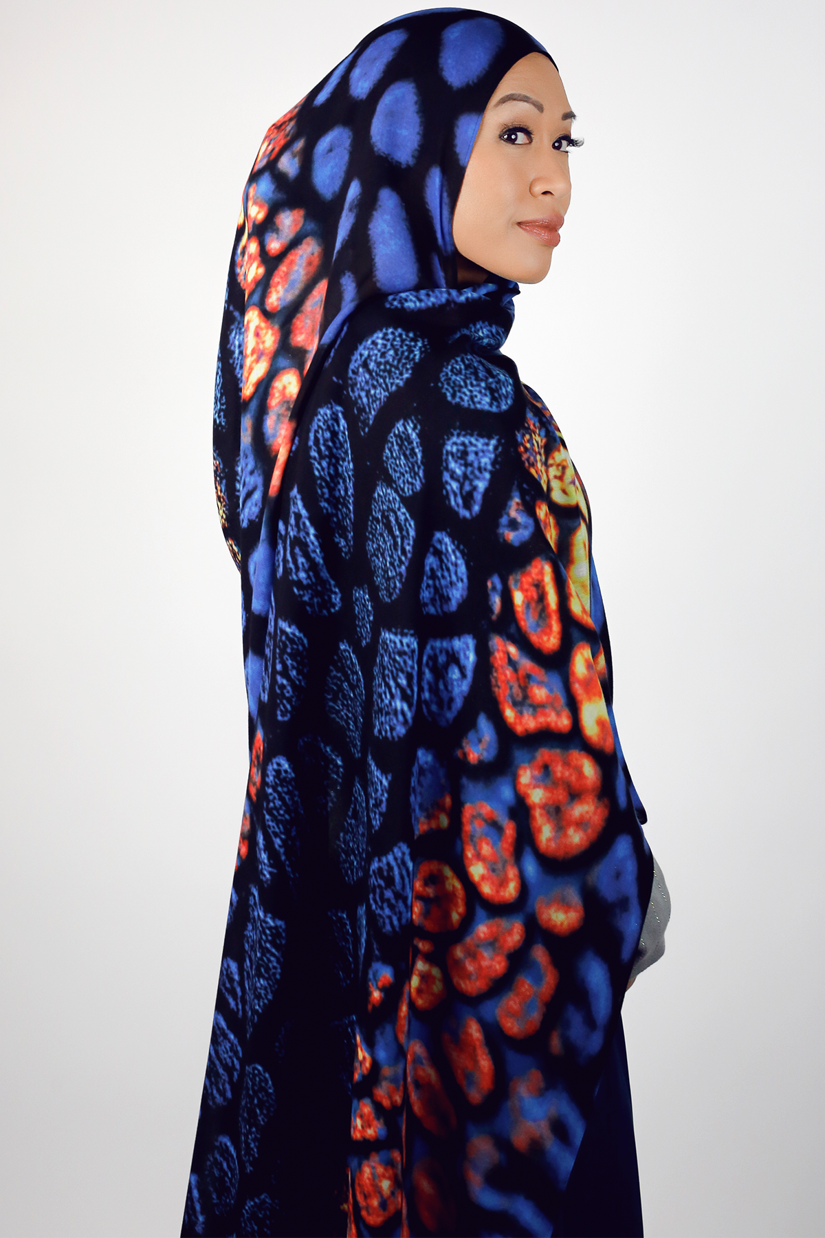 blue Viper Hijab