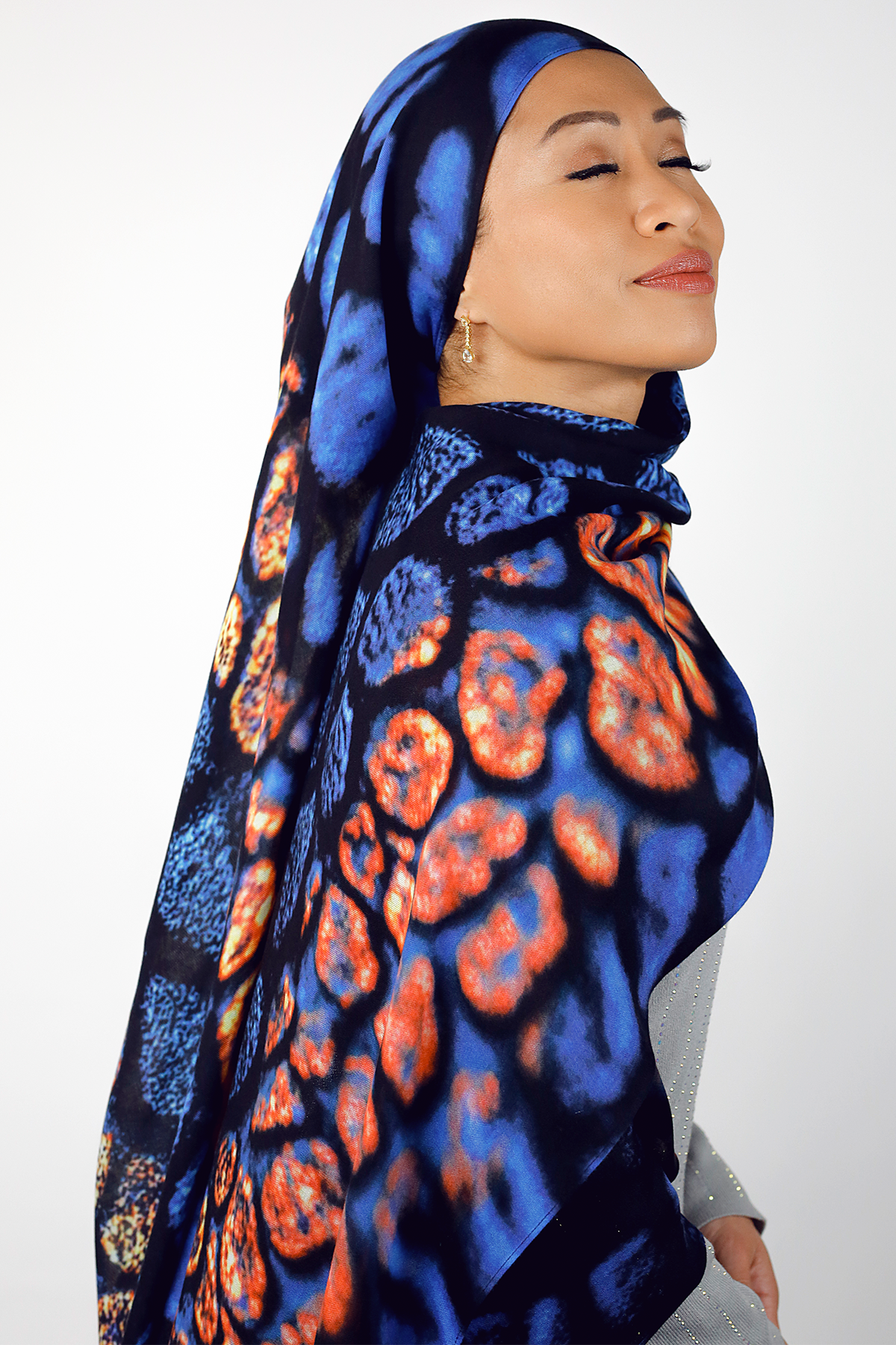 blue Viper Hijab