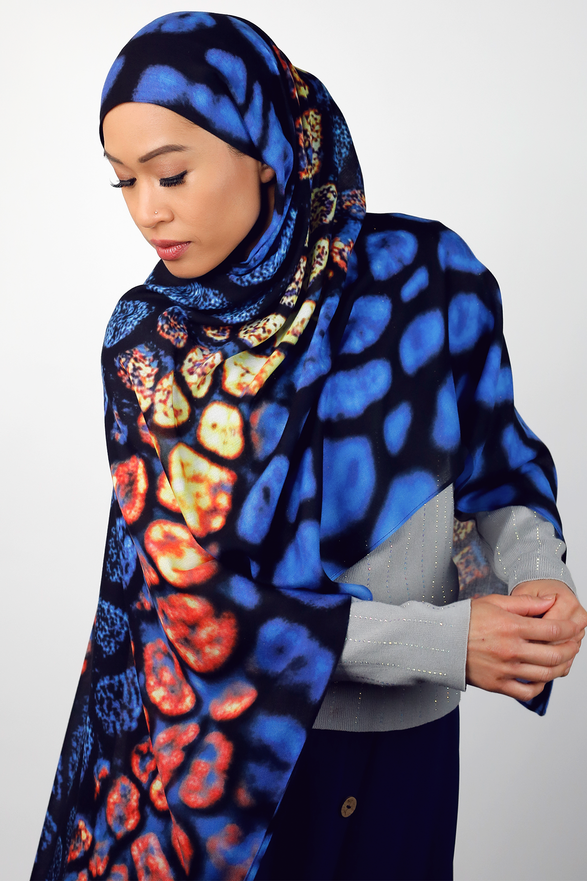 blue Viper Hijab