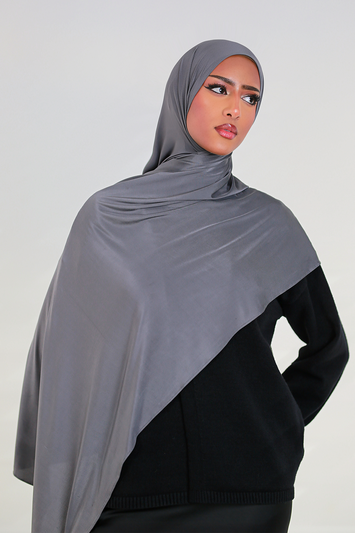 Charcoal Liquid Jersey