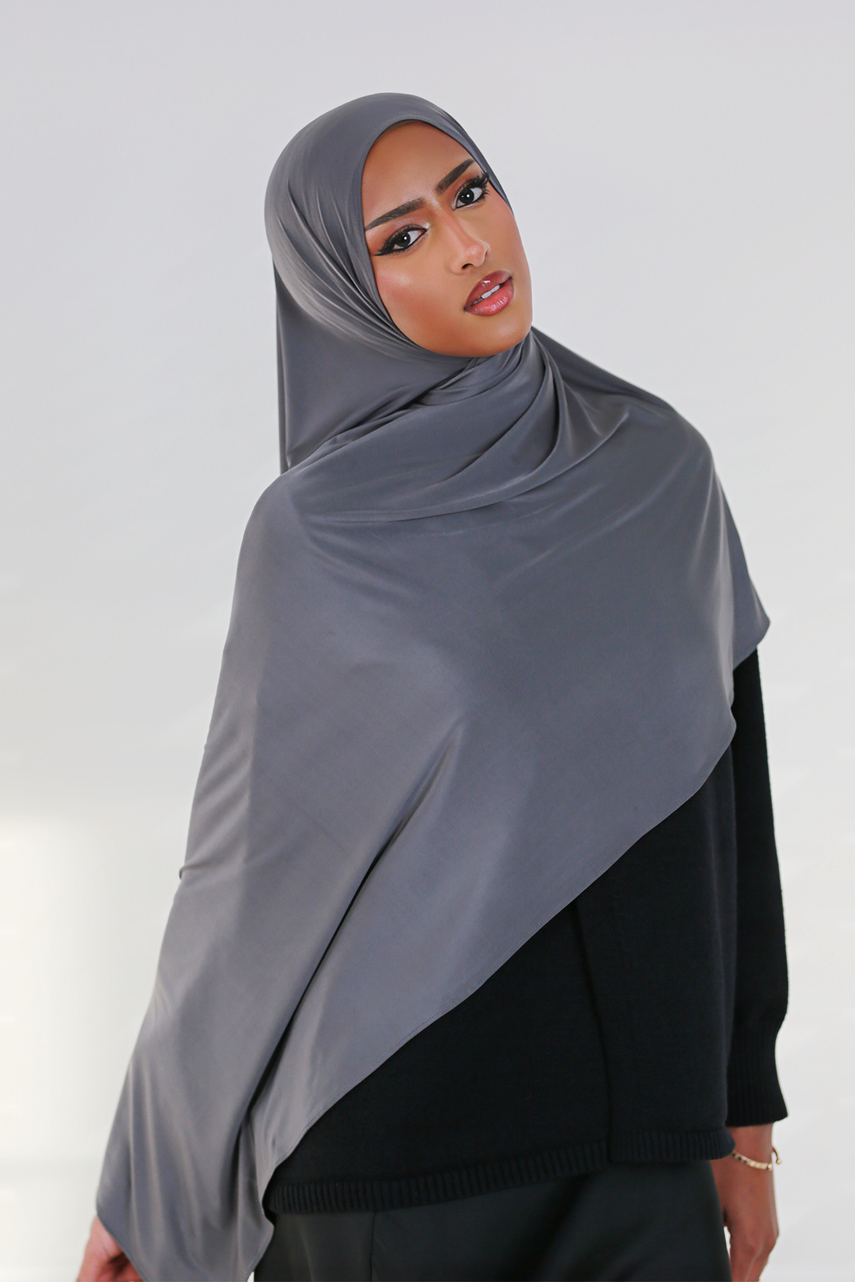 Charcoal Liquid Jersey